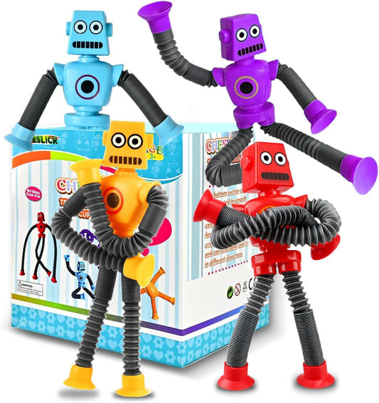 CHESLICR: Sensory Pop Tube Toys Set for Kids!