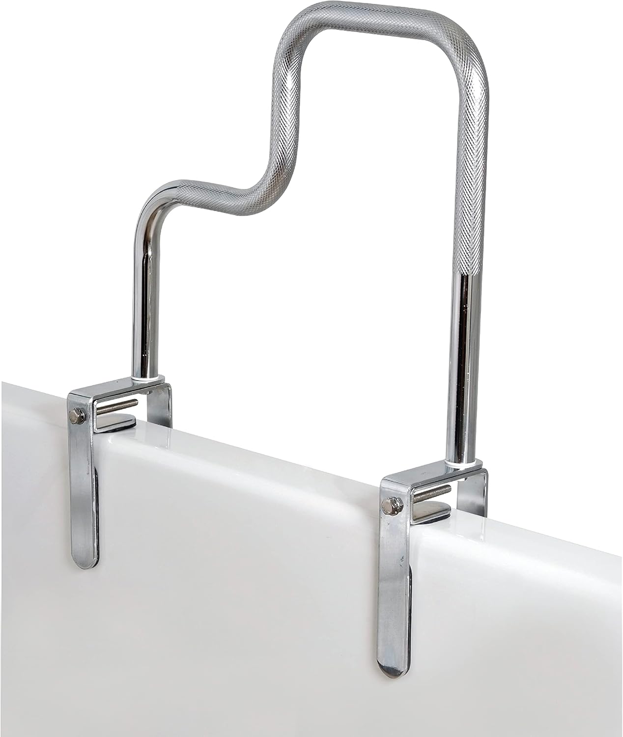 Carex Tri-Grip Bathtub Handle Grab Bar for Safe Bathing