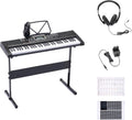 Electric Keyboard Piano with 61 Keys and Built-in Speakers