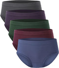 BAMBOO COOL Womens Underwear Moisture-Wicking Briefs 5-Pack