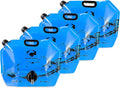 Collapsible 8L Water Storage Bag - Portable 4-Pack for Camping
