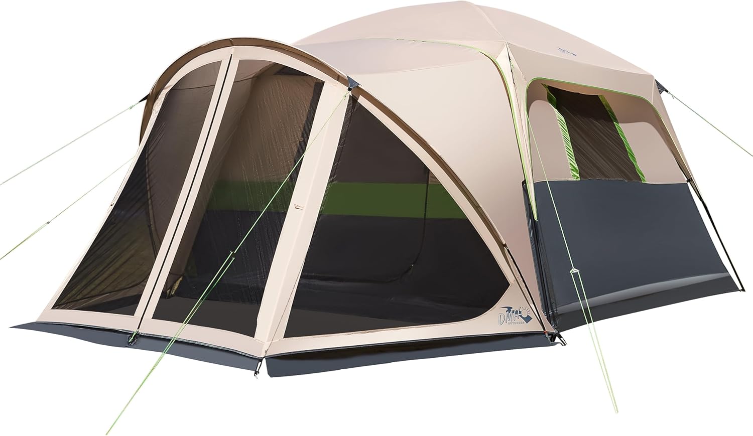 10 Person Camping Tent with Screen Porch for Family Adventures