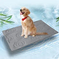 Iced 2.0 Dog Self-Cooling Mat for Large Dogs, 48x28 in Dark Grey