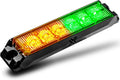 NanoFlare 5ft 6W Amber Green LED Surface Mount Strobe - SAE Class 1