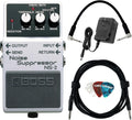 Boss NS-2 Noise Suppressor Bundle with Power, Cable & Picks - Quiet