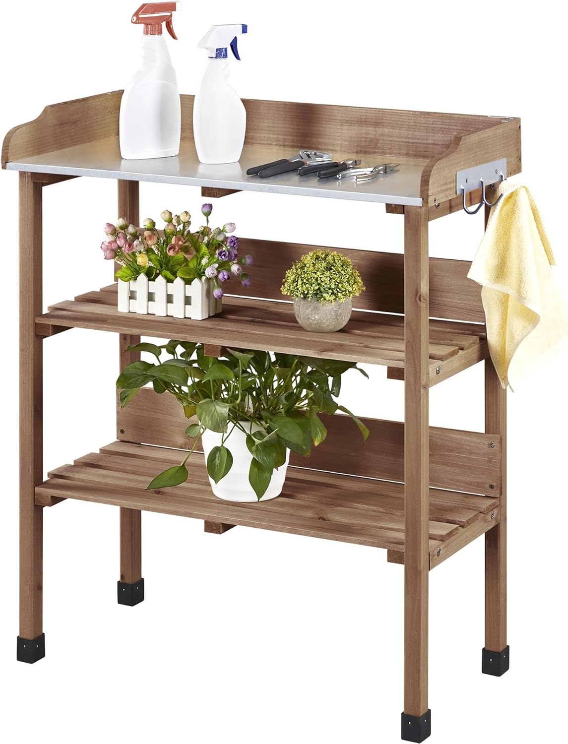 Yaheetech Outdoor Garden Potting Bench Table for Horticulture