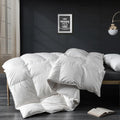 California King Down Feather Fibers Comforter - All Seasons Medium