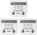 3 Pcs Size 7FC Detachable Dog Grooming Blades for Clippers
