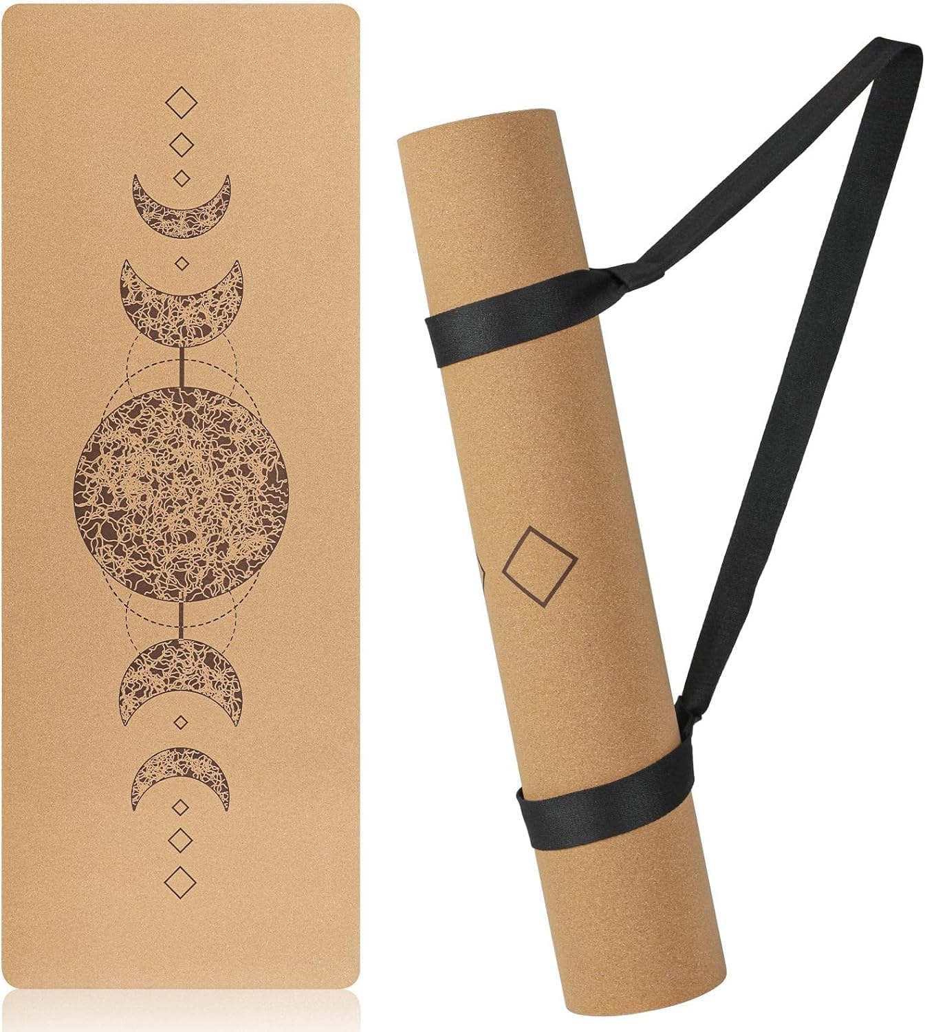 Solar Eclipse Yoga Mat: Eco-Friendly Luxury for All Exercises