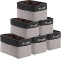 DECOMOMO Small Storage Basket 6-Pack - Stylish Shelf Organizers