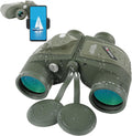10X50 Binoculars with Compass and Rangefinder - Marine Tactical Optics