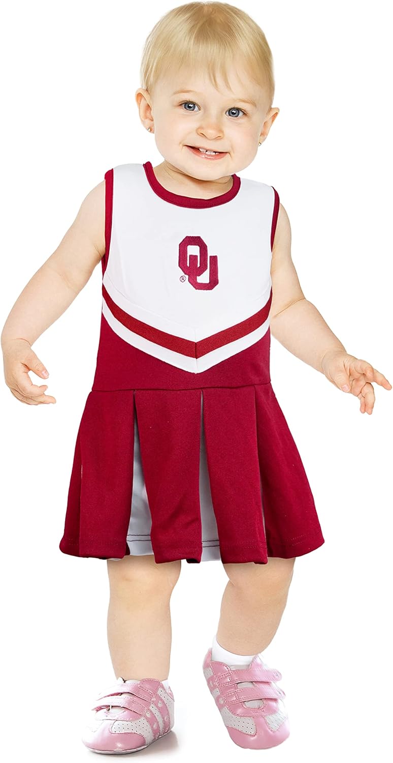 Little King NCAA Infant/Toddler Girls Cheer Jumper Dress
