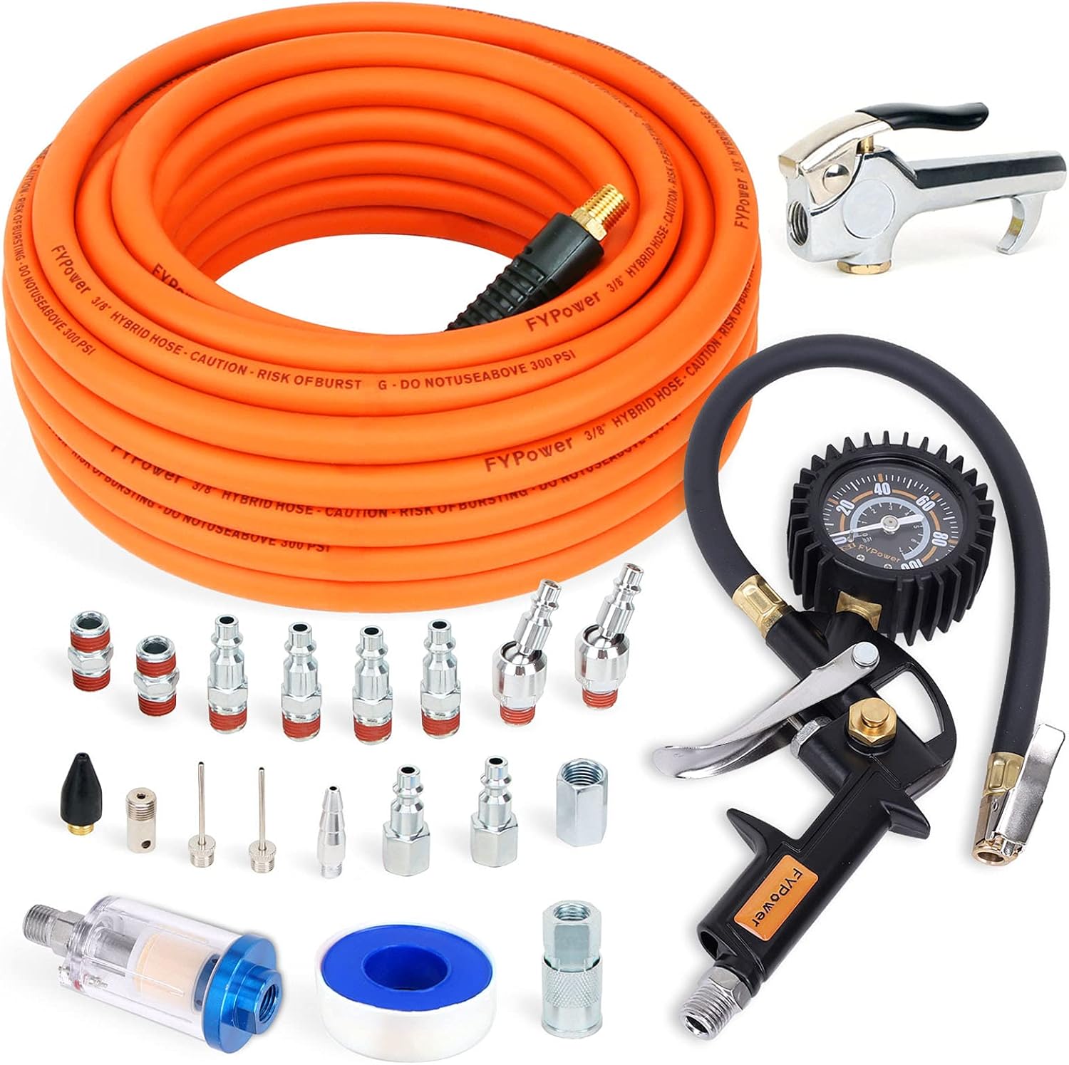 FYPower 22pc Air Compressor Kit - Ultimate Power & Versatility
