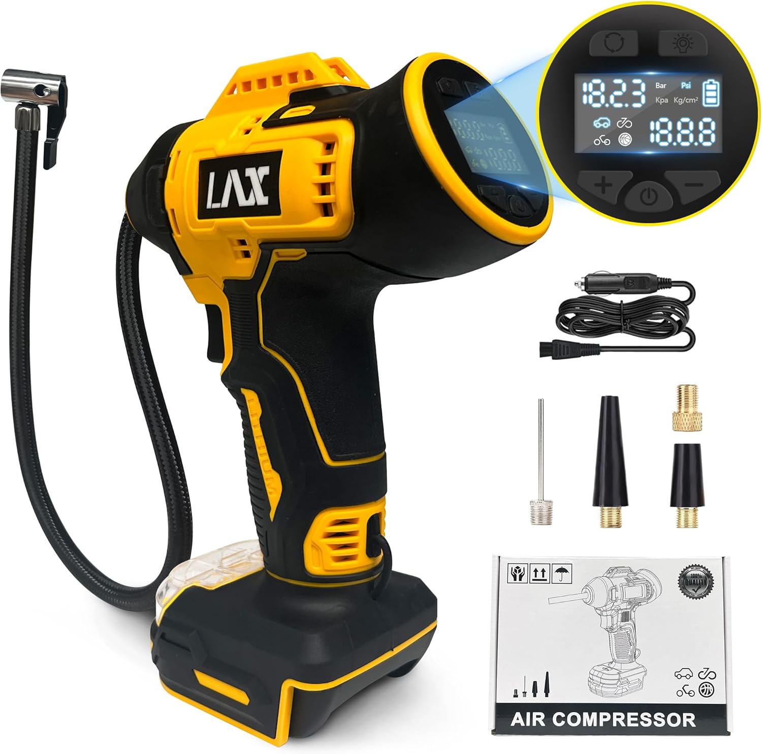DeWalt 20v Max Tire Inflator 160PSI - Cordless Power Pump