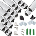 UV Resistance V Shape LED Strip Channel 3.28ft - 20-Pack