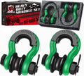 Upgraded Snatch Block 3/4ft D Ring Shackle 22,000lb - Towing Pulley