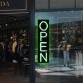 Open Signs for Business 12V Ultra Bright LED Neon Open Sign - Vertical