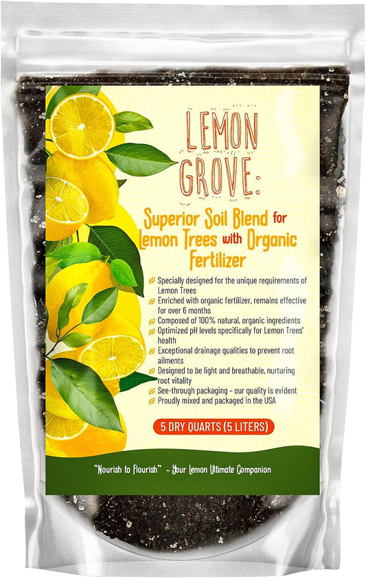 Organic Lemon Tree Soil for Healthy Citrus Plants and Trees