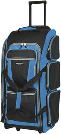30 in Multi-Pocket Rolling Duffel Bag - Spacious 77L Travel Gear