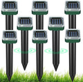 Mole Repellent for Lawns 8 Pack - Solar Ultrasonic Mole Repeller