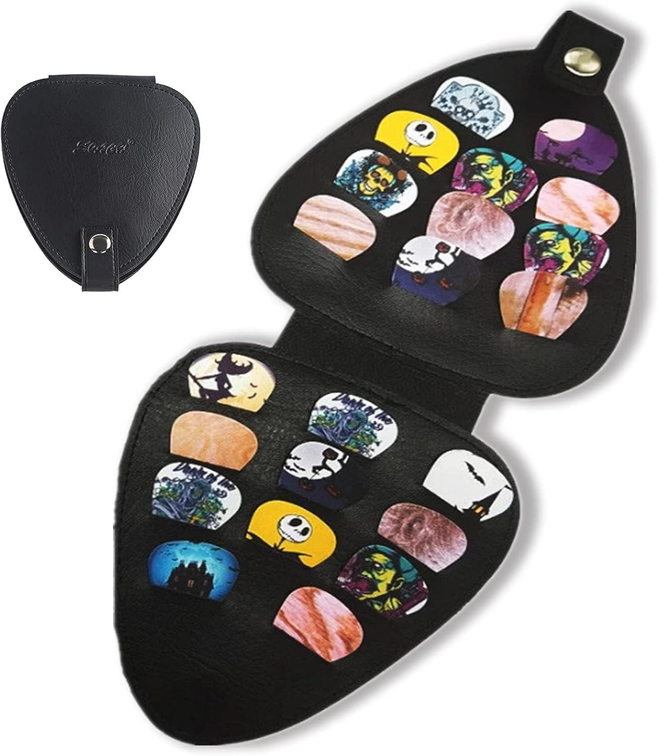 FENMOR Guitar Pick Case - 22 Picks Included!