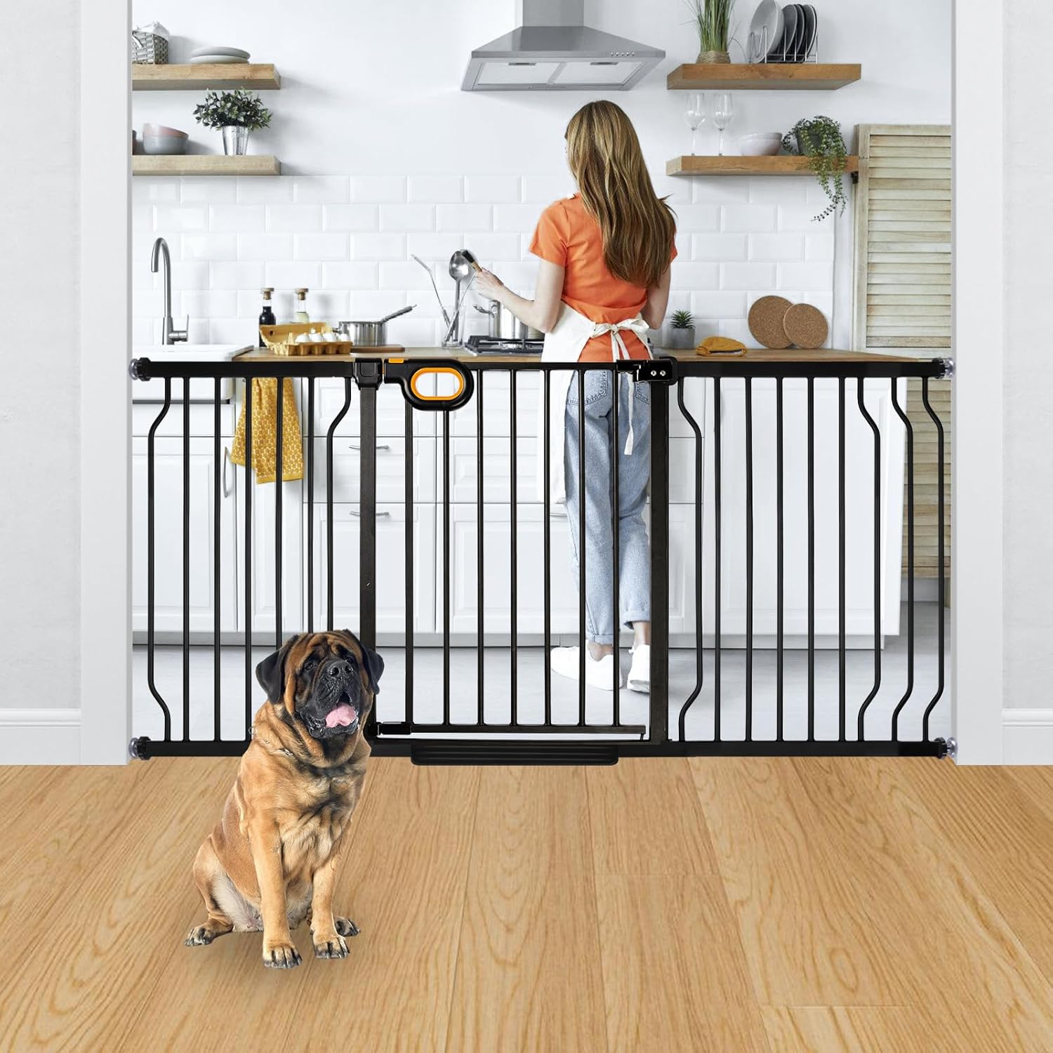 Extra Wide Owlie Baby Gate for Safe Stairs