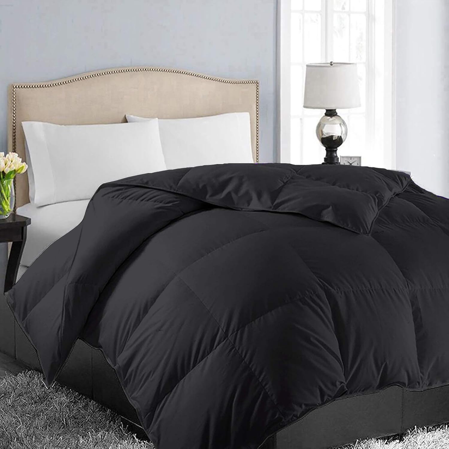 EASELAND Oversized Queen Down Alternative Comforter for All Seasons