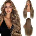 Balayage Blonde 13x6 HD Transparent Lace Front Wig - Natural Look