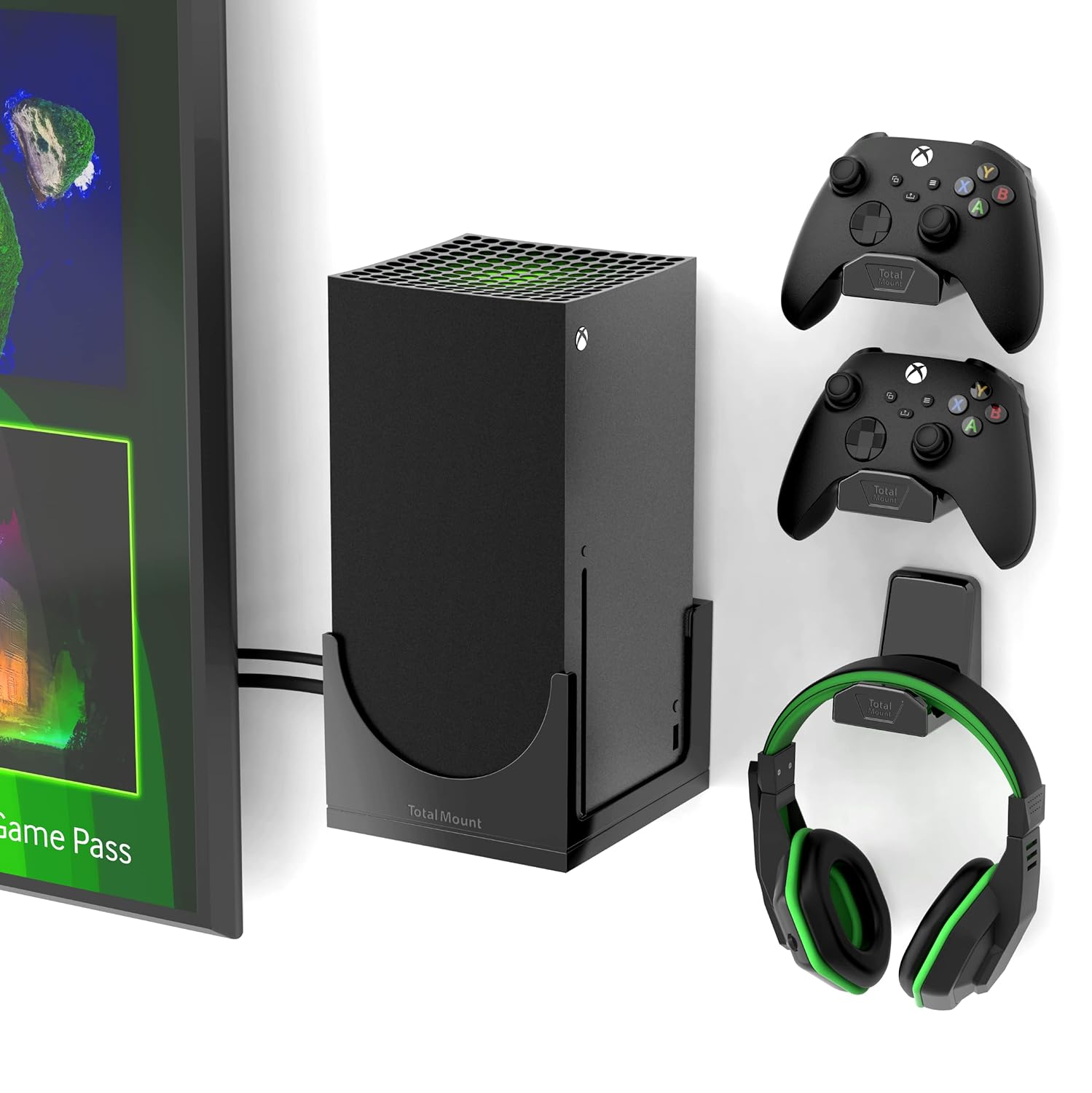 TotalMount Wall Mount for Xbox Series X with Controller Holders