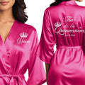 Mis Quince Anos Robes - Personalized Satin Quinceanera (Style Y4FW)