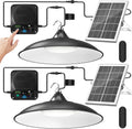 Solar Shed Light Indoor Outdoor 2Pack 2000LM Pendant - Motion Sensor