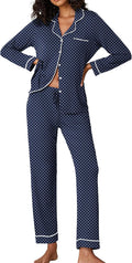 Ekouaer Pajamas Women's Long Sleeve Sleepwear Set - Soft, Cozy Fit pj
