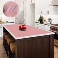 Translucent Red 2mm Thick Large Silicone Mat 47.2x23.6 in - Counter