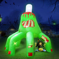 10FT Tall Halloween Inflatable Hand Skeleton by UniqSeason