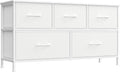 SONGMICS Dresser for Bedroom, 5-Drawer Fabric Chest - Space-Saving