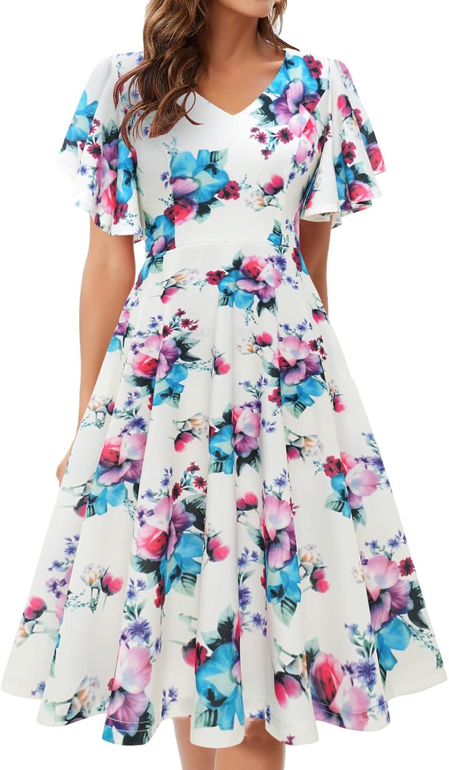 Bridesmay Women's Formal Cocktail Wedding Guest Dress 2025