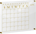 Martha Stewart Acrylic Wall Calendar with Notes - Chic Monthly