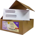 NextDayLabels #8 Self Seal Double Window Check Envelopes - Box of 500