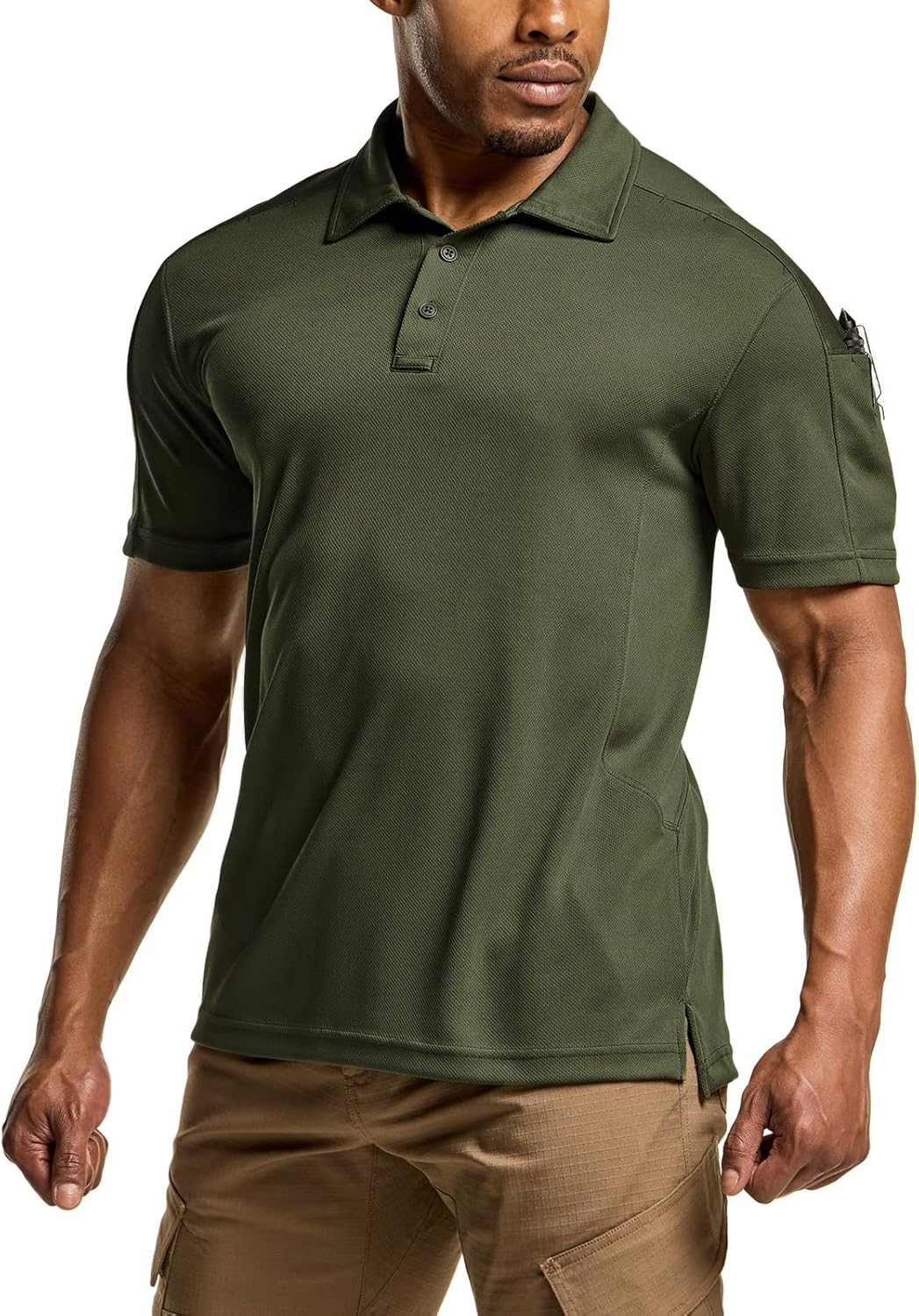 Tesla Gears Men's Tactical Polo - UPF 50+ Performance Shirt
