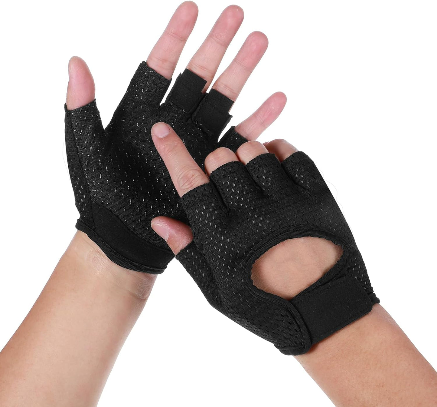 Breathable Half-Finger Workout Gloves - Anti-Callus Performance