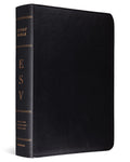 ESV Study Bible Bonded Leather Black - Deep Study Resource