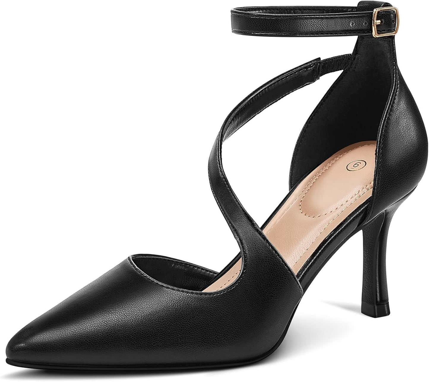 Elegant mysoft Women's Pumps with Pointed Toe and Stiletto Heel