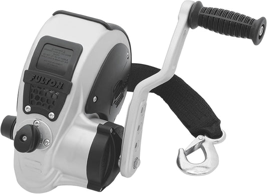 Fulton F2 Trailer Winch with Strap - 2000 lb Load Capacity
