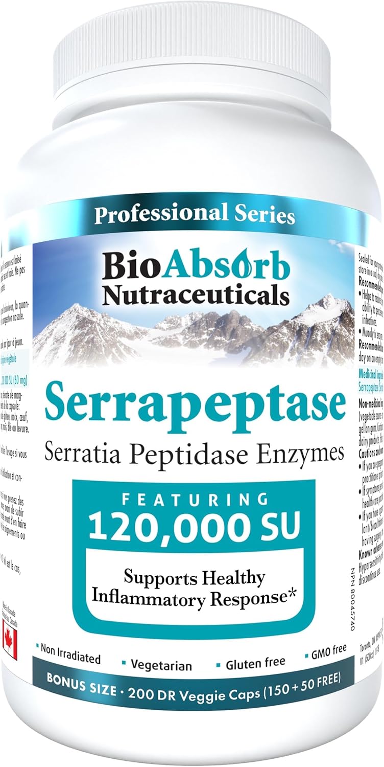 Bio Absorb Serrapeptase Enzyme for Maximum Absorption
