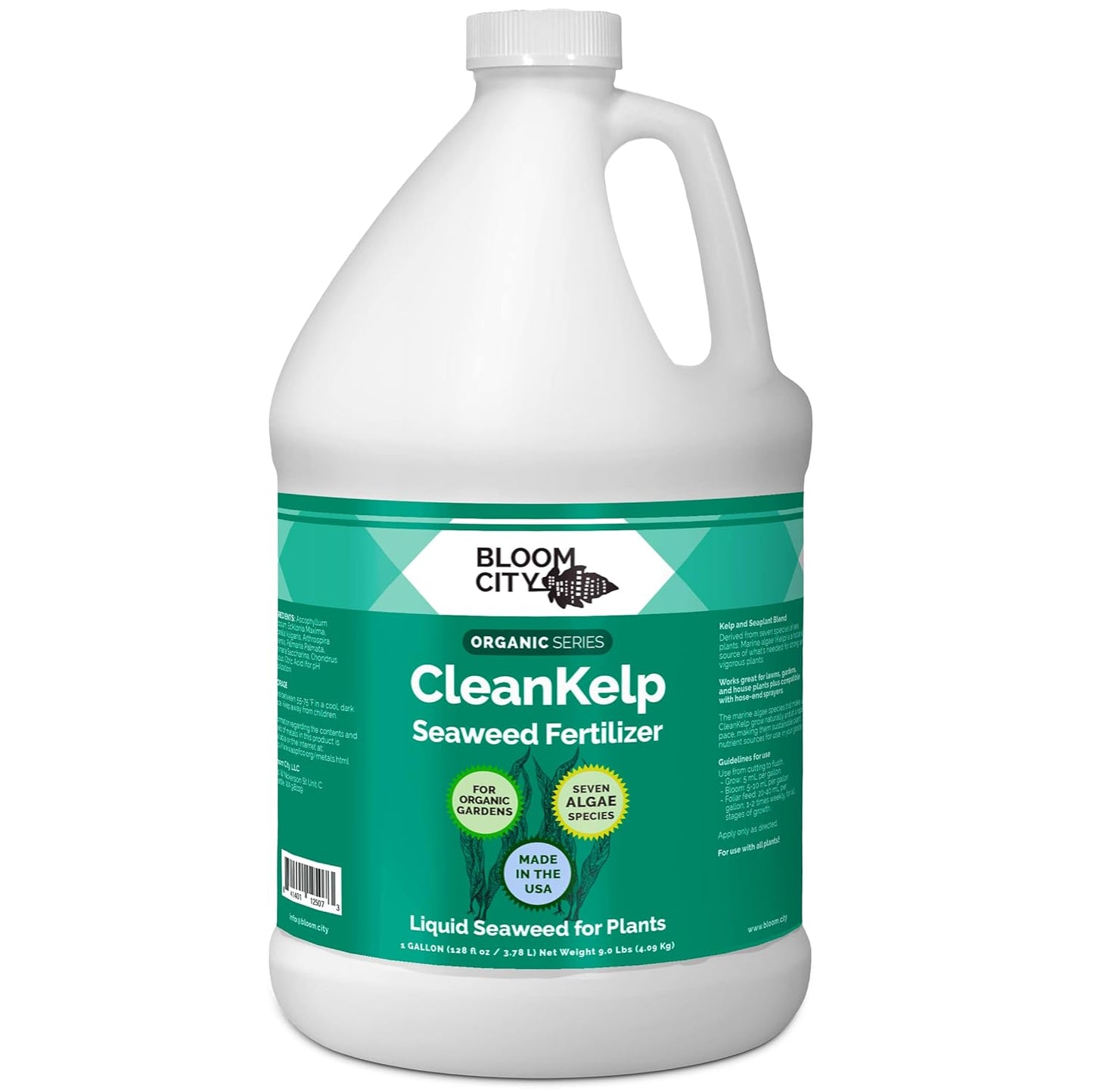 Organic Liquid Seaweed and Kelp Fertilizer Supplement 128 oz