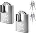 21/50-2PS High Security Stainless Steel Shrouded Padlock 2 Pack
