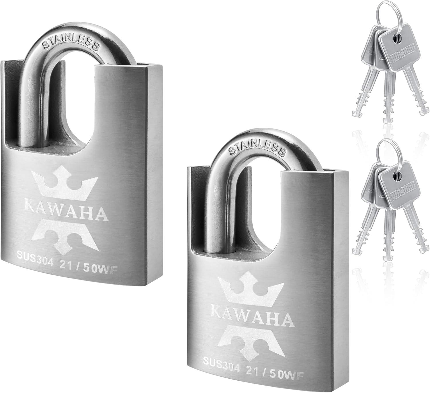 High Security Stainless Steel Shrouded Padlock for All Weather