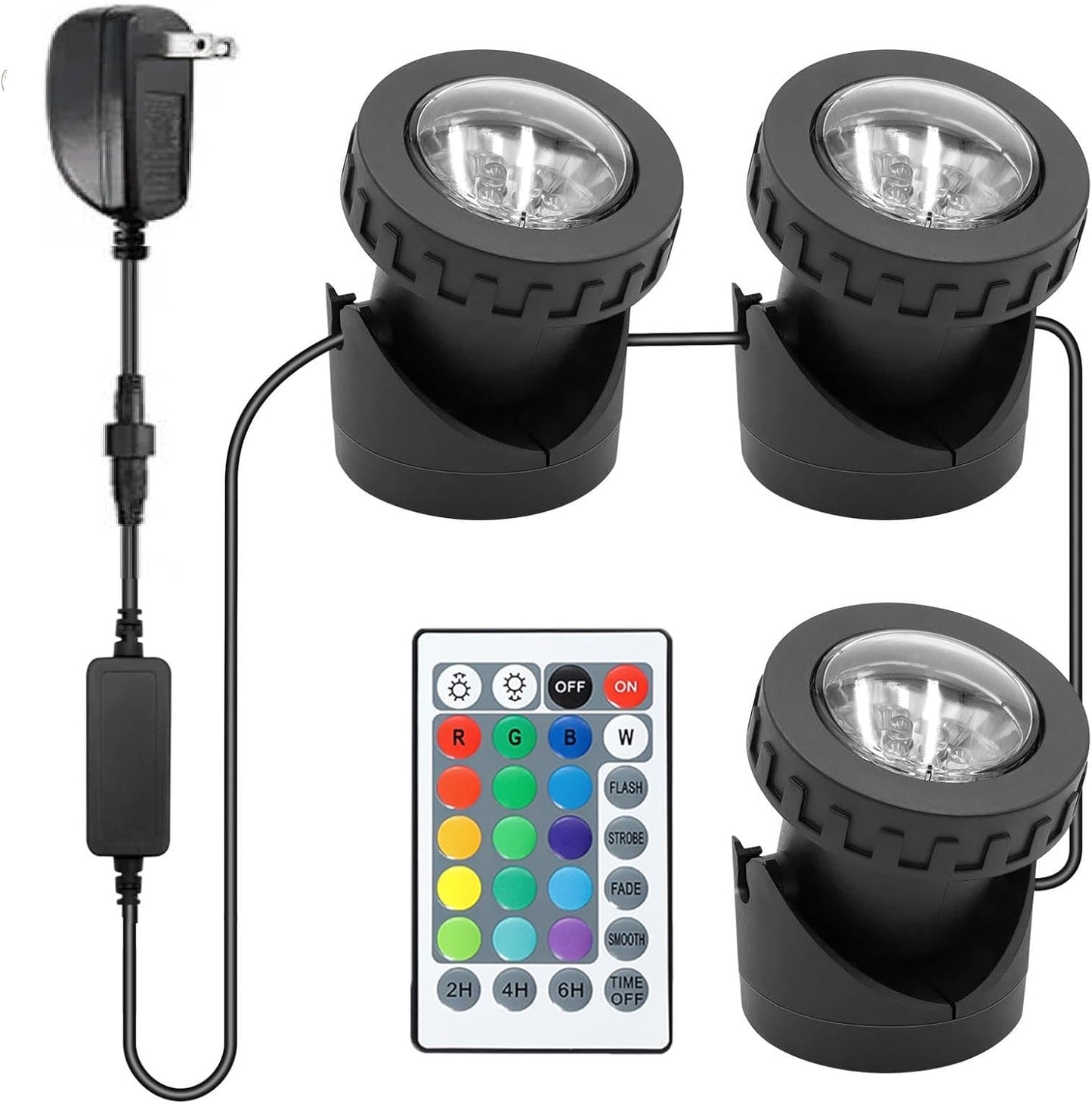 Colored Pond Lights with Timer for Stunning Outdoor Lighting