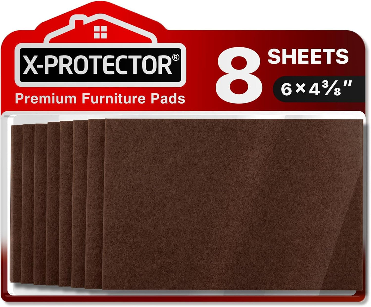 X-Protector Premium Felt Furniture Pads - Heavy Duty Floor Protection!