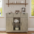 Viaozutis Storage Cabinet: Stylish Coffee Bar with Drawers